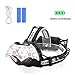Headlamp, YCTEC 12000 Lumen Brightest 9 LED Headlamp with White Red Lights, Battery Level Display, Waterproof USB Rechargeable Headlamp with 6 Modes for Running Camping Walking Cycling Fishing Hunting