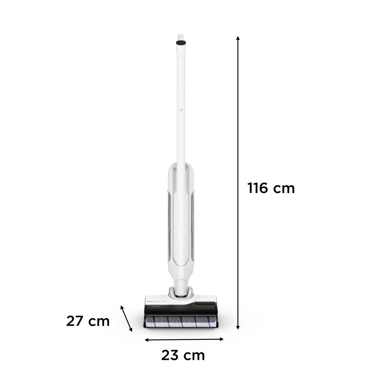 Rowenta X-Clean 10, kabelloser Akku-Nass-Trockensauger, Saugwischer selbstreinigend und -trocknend, Nasssauger Ultraleicht: nur 0,8 kg in der Hand, Waschsauger mit 60 min Laufzeit, weiß, GZ7540WO 10