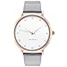 WRISTOLOGY Olivia - 5 Options - Womens Watch Crystal Rose Gold Boyfriend Ladies Grey Patent Leather Strap Band