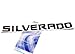 Yoaoo OEM Silverado Letter Emblem 3D Badge Compatible with Silverado 1500 2500Hd 3500Hd 2011-2018 Glossy Black