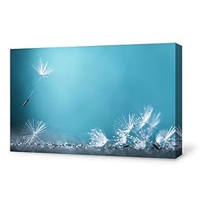 Canvas Wall Art for Living Room,Bedroom Home Artwork Paintings Dandelion Ready to Hang - 12x18 inches