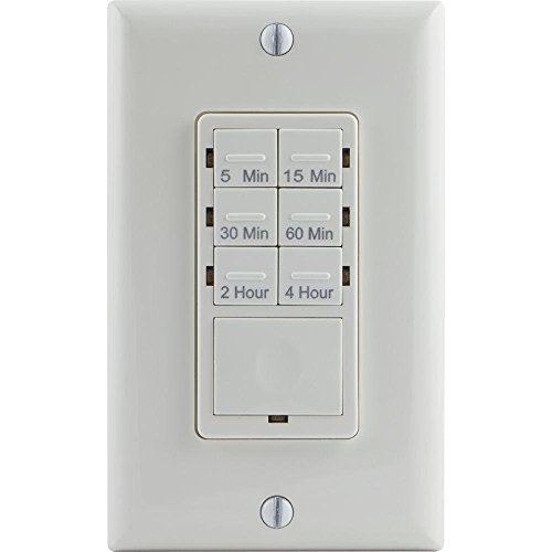 Defiant 6.4-Amp 4-Hour In-Wall Countdown Timer with No Neutral Wire (CFL and LED)