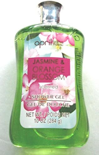 April White Jasmine & Orange Blossom Scented Bath & Shower Gel 10 oz.