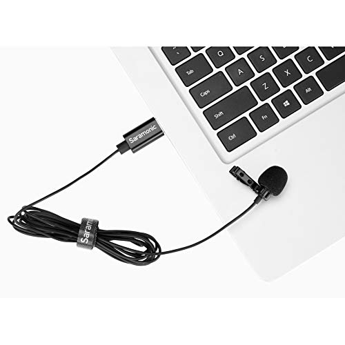 Saramonic Lavalier Mic with USBA Connector for Computers with 19.7
