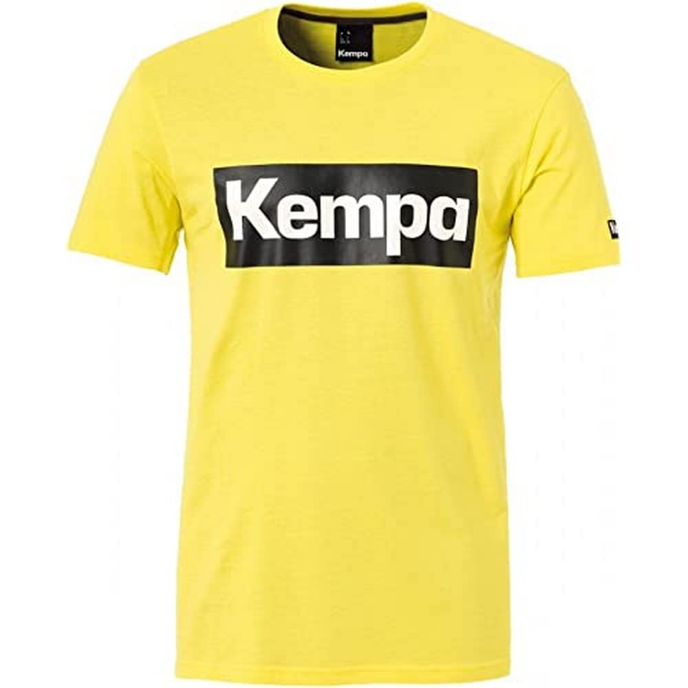 Errea Men Promo T-Shirt - Lemon Yellow, Medium — image 1