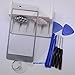 Eaglestar Silver Front Panel Outer Screen Glass Lens Replacement for LG Aristo K8 2017 M210 MS210 5