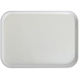 CambroCamtray Rectangular White Fiberglass Tray - 16"L x 12"W
