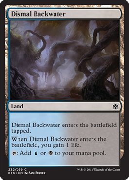Magic: the Gathering - Dismal Backwater (232/269) - Khans of Tarkir