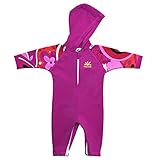 Kailua Baby Sun Protective UPF 50+ One-Piece Swimsuit by Nozone in Fuchsia/Brandie, 18-24 Months