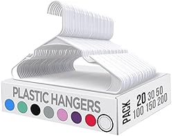 Utopia Home Clothes Hangers 20 Pack - Plastic