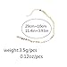 Bridalvenus Gold Choker Necklace, Alloy Sequin Vintage Necklace for Women and Girls (Gold)