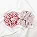 20 Pieces Chiffon Flower Hair Scrunchies Hair Ties Striped Hair bands Ponytail Holder Hair Accessories for Girl Women,20 Colors