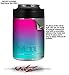Smooth Fades Neon Teal Hot Pink - Decal Style Skin Wrap fits Yeti Rambler Colster and RTIC Can (Cooler NOT Included)