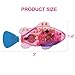 Valkit Swimming Robot Fish Toys,Fish Tank Toy,Activated in Water with LED Light,Cat Toy and Dog Toy,Swimming Bath Plastic Fish Toy with Child