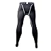 Xtextile Sports Compression Running Leggings Gym Exercise Lycra Elastic Tight Pants Leggings for Men Male