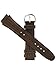 Watch Band 18mm Genuine Leather/Nylon Brown Sport Replacement Fits Timex Expedition and All Other Brands, By United Watchbands
