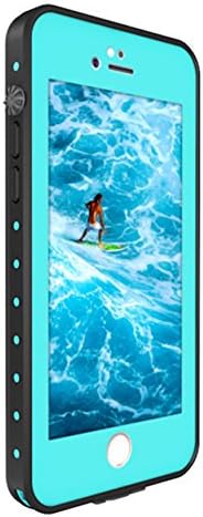 iPhone 7 Waterproof Case, [New Version] Underwater Waterproof Shockproof Dirtproof Full Sealed Case Cover for iPhone 7 (Light Blue)