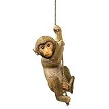 Design Toscano The Chimpanzee Hanging Baby Monkey Statue (Lawn &amp; Patio)