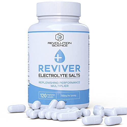 REVIVER Salt Pills with Electrolytes, 120 Salt Tablets for Runners