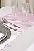Ling's moment Satin Table Runner for Wedding Decoration, Bright Silk and Smooth Fabric Party Table Runner, 12 x 108 Inch, Light Pink, Set of 10