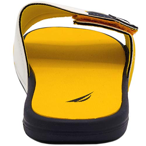 Nautica Men's Bower Athletic Slide, Adjustable Straps Comfort Sandal