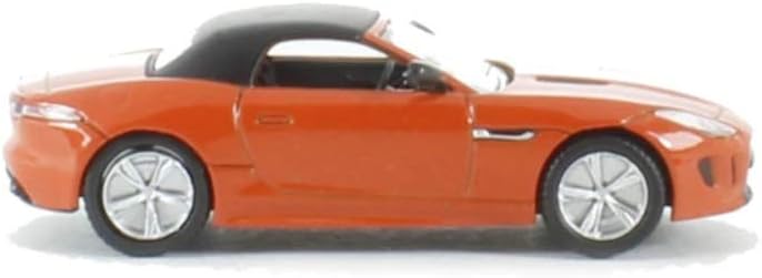 Oxford Diecast 1:76 Jaguar F Type Firesand Collectable model 76FTYP003, Red - Image 4