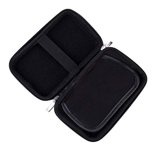 TSA Approved USB Flash Drive Memory Card Hard Drive Case Compact Travel Passport Hard Shell Carry On Portable Security Pack Secure Shockproof Electronic Accessories Organizer Holder Bag Black - Thumbnail 2