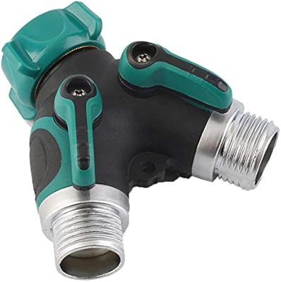 موزع خرطوم الحديقة، موصل خرطوم صمام Y، مجموعات الري الخارجية، نظام سقي النباتات، موصل صنبور خرطوم ثنائي الاتجاه أمازون Ae