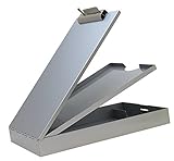 Saunders 21017 Recycled Aluminum Cruiser Mate Storage Clipboard - Lightweight, Heavy Duty, Dual Storage Paper Holder. Storage Clipboard