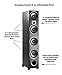 Polk Audio Monitor 70 Series II Floorstanding Speaker – Bestseller for Home Audio | Big Sound, | Incredible Value | 1 (1-inch) Tweeter and 4 (6.5-inch) Woofers | Black, Singlethumb 2