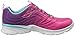 Skechers Kids Swirly Girl-81702N Gore and Strap Sneaker (Toddler), Neon Pink/Purple, 7 M US Toddler