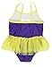 Warner Bros. Girls' Batgirl Toddler Swimsuit, Purple, 4T