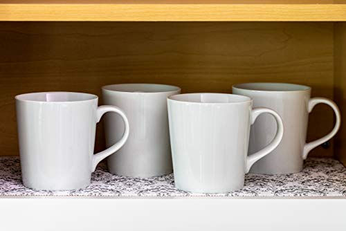 Duck Smooth Top Easy Liner Shelf Liner, Top Cabinet Multipack, 6-Rolls, Each 12" Width, 10' Length, Grey Damask