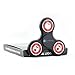 Spinfid EDC Fidget Spinner 2017 UPGRADED Tri Spinner /Drop Resistant Bearings/ Non 3D Printed/ Ultra Durable Frame, Long Spin Times(2-4 Min) PREMIUM QUALITY Guaranteed! -1 Pack/Black