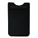 GreatStyler Premium Lycra Cell Phone Card Holder Sticker Firmly Adhesive Stick Back Cover Credit Card Holder Pouch Pocket Wallet for Mobile Cell Phones (Black)