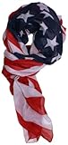 Dabung Women's Patriotic American Flag Scarf