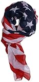 LibbySue-Patriotic, Red, White and Blue American Flag Scarf, Online Clothing Store