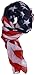 Dabung Women's Patriotic American Flag Scarf