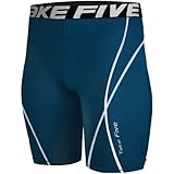 New Take Five Base Layer Mens Compression Skin Tights 034 Navy Sports Shorts (M)