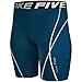 New Take Five Base Layer Mens Compression Skin Tights 034 Navy Sports Shorts (M)