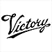 VICTORY MOTORCYCLE Black Decal Car Truck Window Sticker