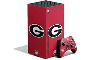 Skinit Decal Gaming Skin Compatible with Xbox Series X Bundle - Officially Licensed University of Georgia Logo Red Design