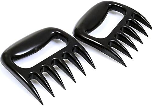 Pulled Pork Shredder Claws － Best Meat Claws & Bear Claws, Perfect for Shredding Handling & Carving Food, Strong BBQ Meat Forks, BPA Free Barbecue Paws, Set of 2.