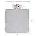 Baby Hooded Towel Upsimples Elephant Baby Towels for Baby Girls 35×35 Inches Ultra Large 500GSM Super Soft Organic Bamboo Baby Bath Towel for Infant Toddler | Baby Girl Shower Gift Photo Shoot Props