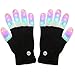 Awekris Flashing LED Gloves Finger Lights Toys for Kids Halloween Christmas Game