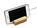 2pack Desktop Cell Phone Stand for iPhone, AuroTrends Portable Bamboo Smartphone Holder- Simple Natural and Elegant- Universal Holder Stand Compatible with Cell Phones and iPad Mini (Old Size)