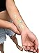 Metallic Gold Silver Black Jewelry Temporary Bling Tattoo All-In-One Package 5 Sheets (Style#1)