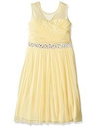 Sin palabras Vestido de fiesta para niñas con corpiño de novia