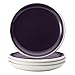 Rachael Ray Dinnerware Rise Salad Plate Set, 4 Piece, Purple
