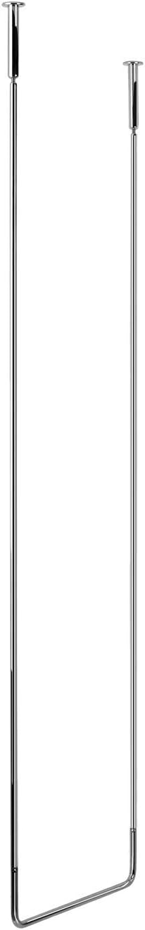 Gessi Ceiling mounted towel bar, 1’ 6-1/4” wide X 5’ 10-7/8” long, White CN